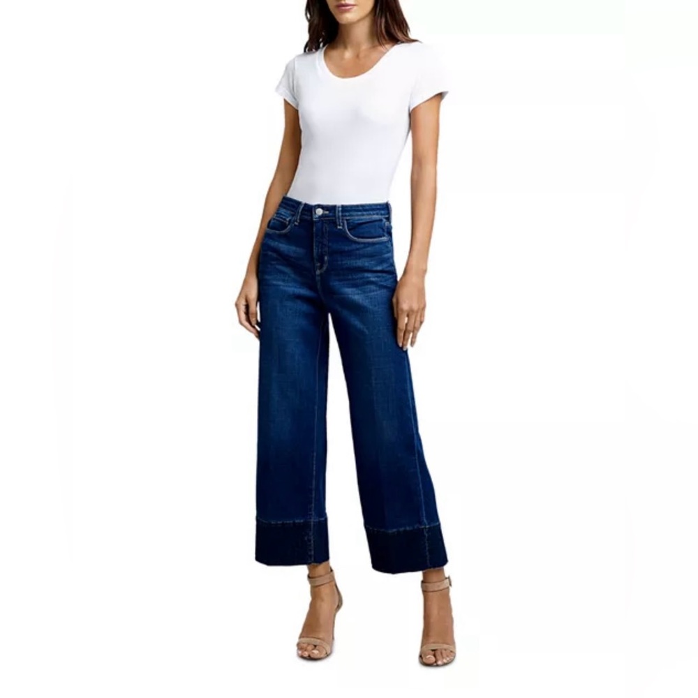 L’AGENCE Whitney High Rise Wide Leg Jeans in Caraway, size 31